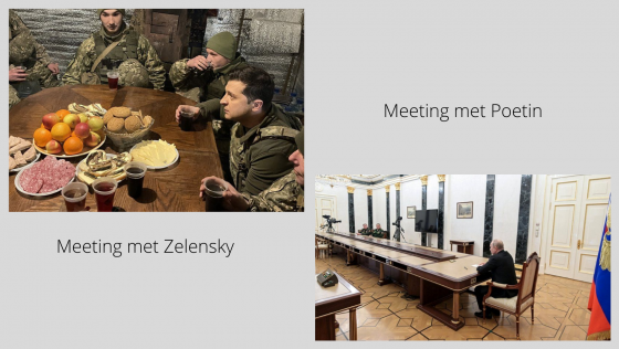 Hoe Zelensky en Poetin een meeting beleggen zegt veel over verbindend leiderschap